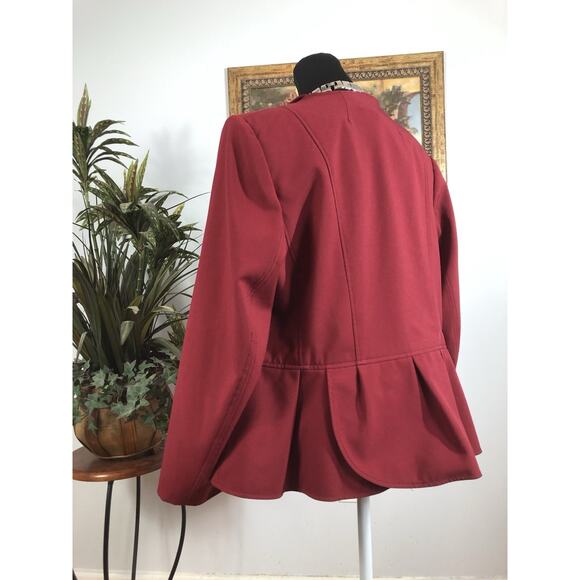 John Meyer Women Plus Jacket 16W Long Sleeve Lined Clueless Preppy Office Siren - Picture 5 of 11